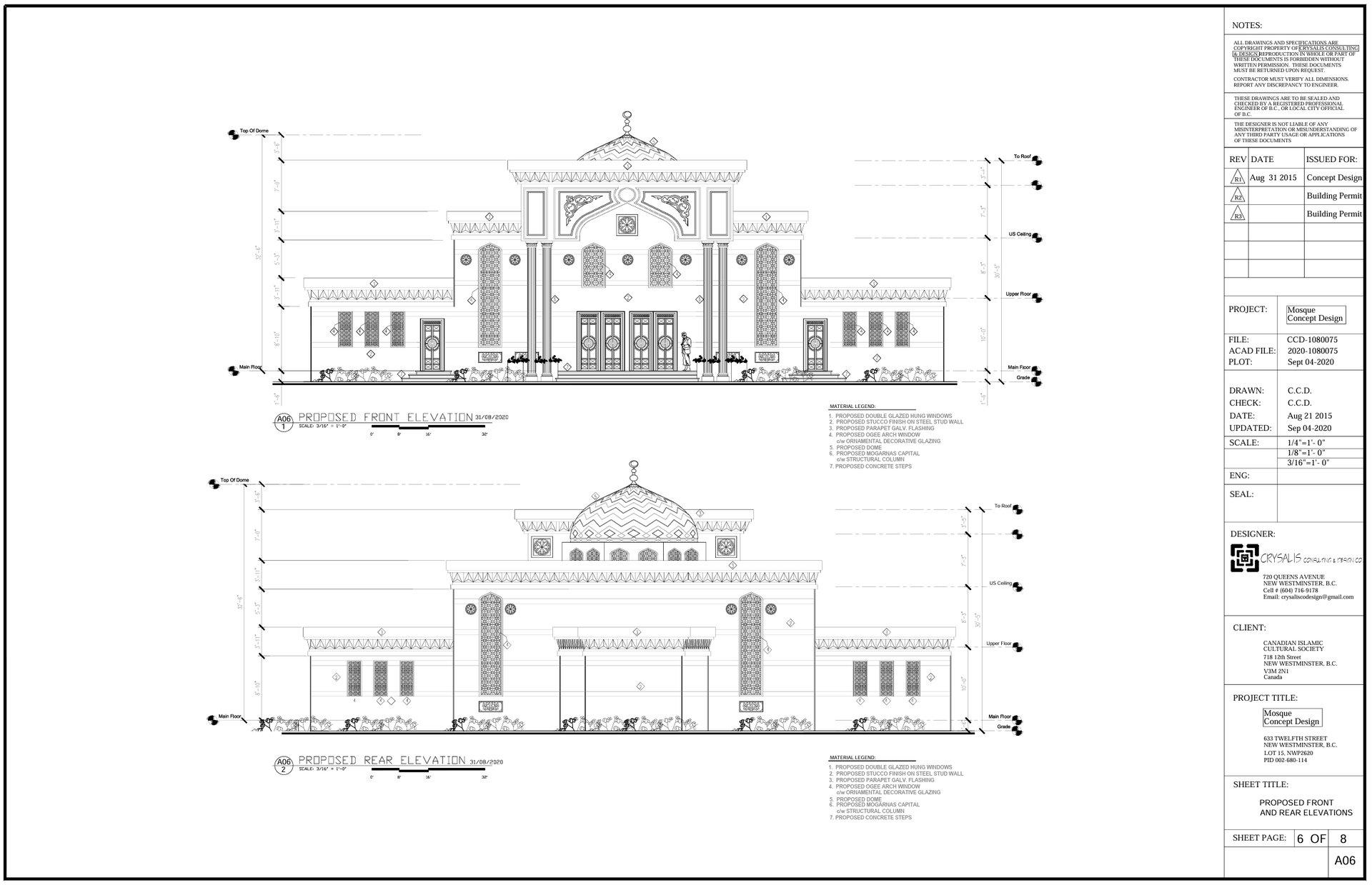 Main Prayer Hall Dome View